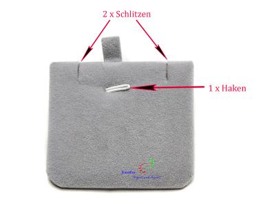 Schmucketuis Geschenkbox Schmuckaufbewahrung mit Veloursüberzug